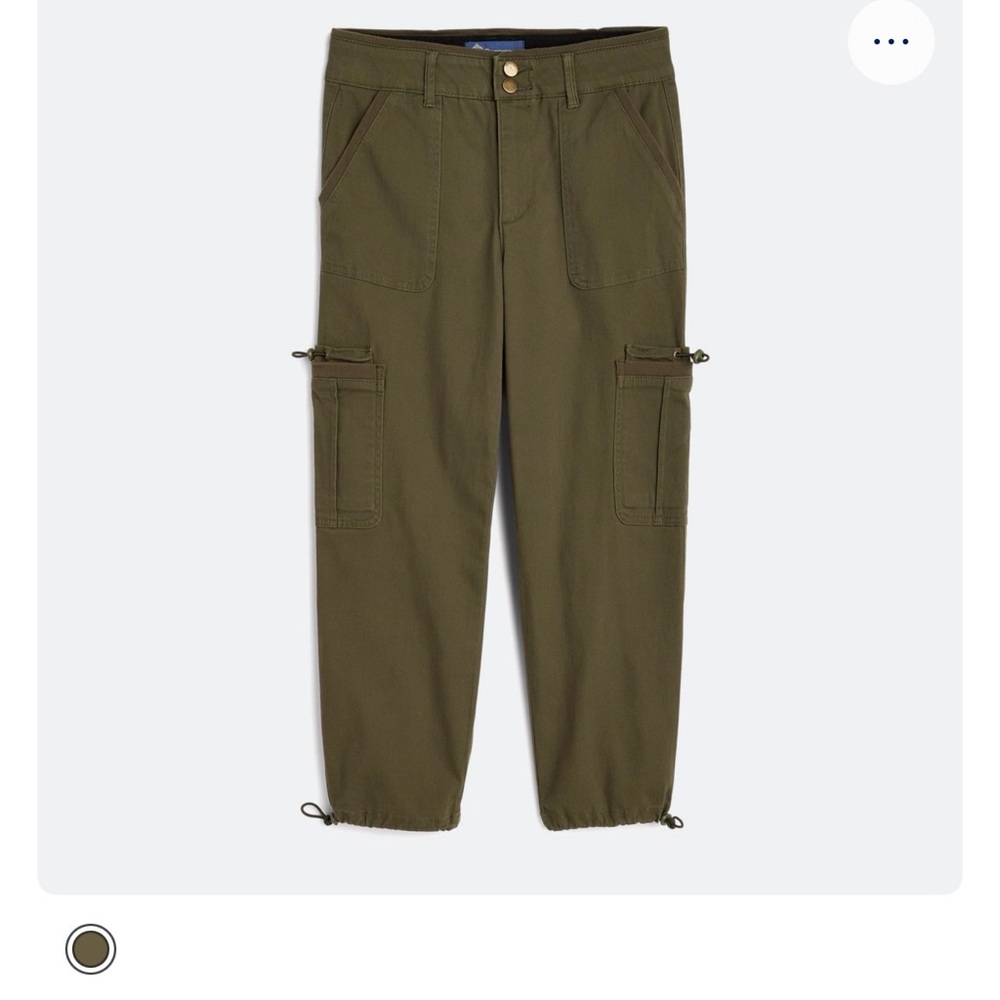 Democracy Women's Olive Cropped Cargo Pants - Picture 6 of 6
